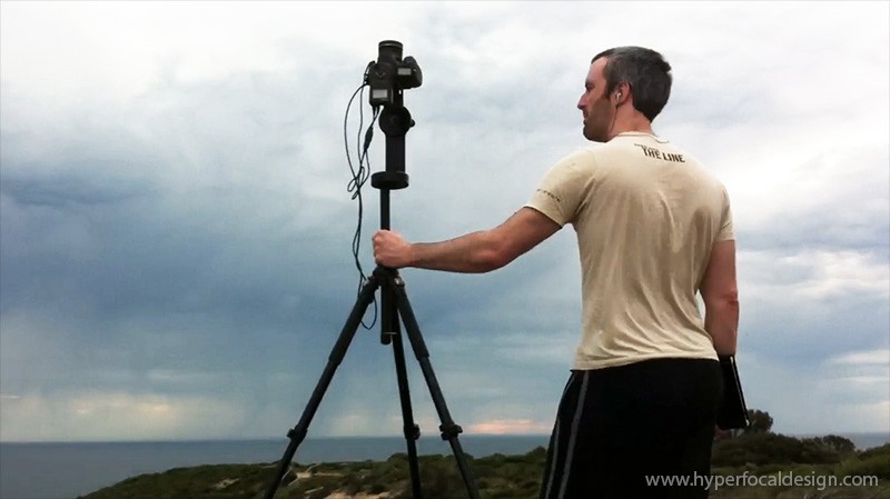 Jay Weston shooting a HDRI sky