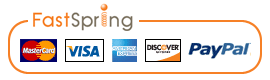 fastspring paypal visa logos